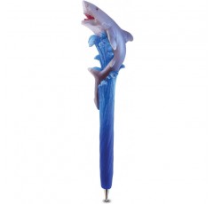 Puzzled 무는 상어 수지 행성 펜- 재미 있고 독특한 어린이 및 성인 사무용품 볼펜
