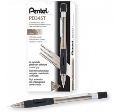 펜텔 퀵커 클리커 자동 연필심, 0.5mm 12개입 상자(PD345T-A)