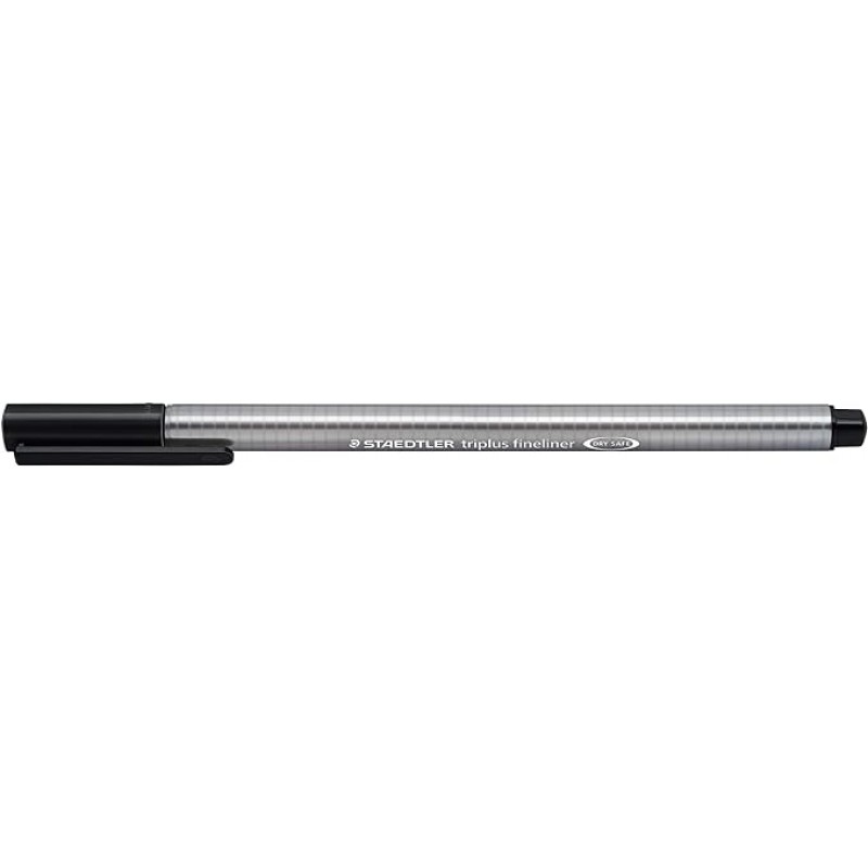 스테들러 트리플러스 파인라이너 펜, 0.3mm, 검정색, 10개팩(334-9)