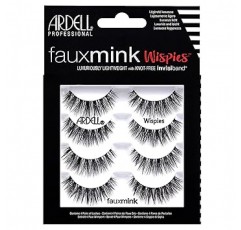 Ardell False Lashes Faux Mink Wispies 멀티팩, 1팩 x 4쌍