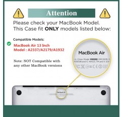 Ausmix for MacBook Air 13인치 케이스 2021-2018 출시 A2337 M1 A2179 A1932 터치 ID, 플라스틱 하드 케이스 + 2 키보드 커버, Air 13 케이스 컷아웃 디자인 로고, Creative Graffiti M1 A2337/A1932