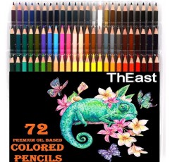 아티스트 품질의 나무 오일 기반 색연필(72색)