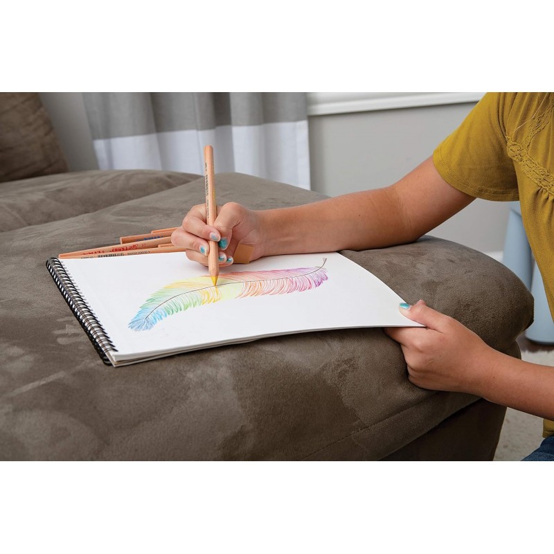 Lyra 월도프 셀렉션 삼각형 색연필 - 코어가 6.25mm- 점보 색연필 6개 세트