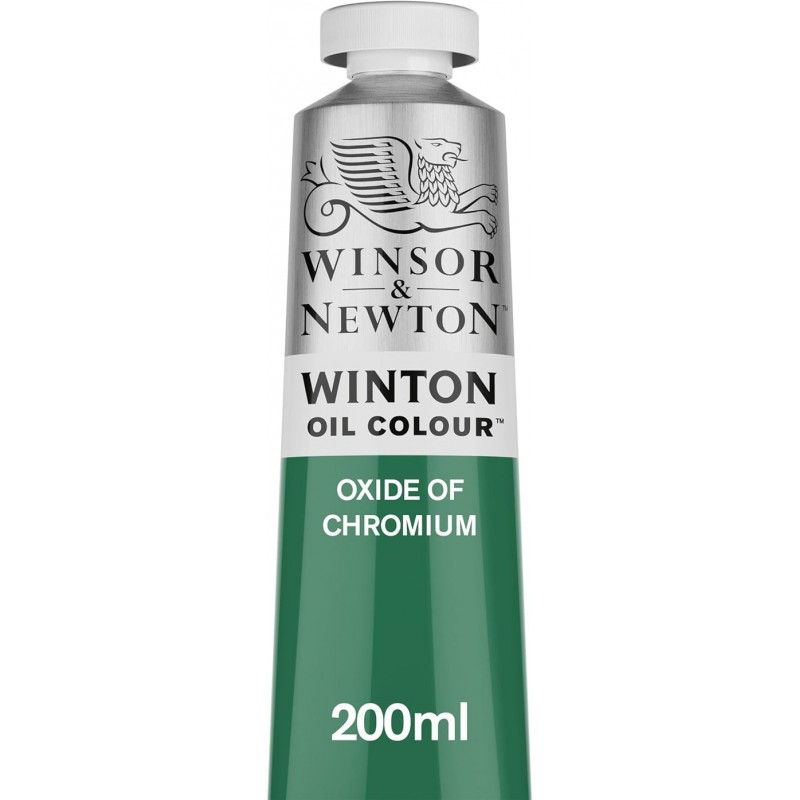 Winsor & Newton 윈튼 오일 컬러, 200ml 튜브, 크롬 산화물