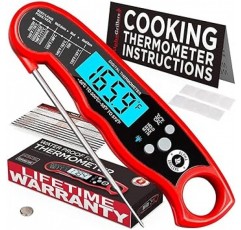 Alpha Grillers 그릴 및 요리용 즉시 판독 육류 온도계-디지털 식품 온도 측정기