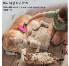 Swihauk 개용 자체 청소 슬리커 고양이 및 애완동물 브러시