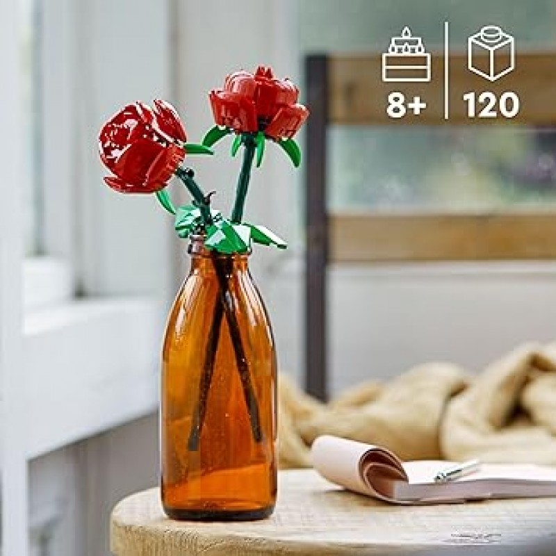 장미 조립 키트, 발렌타인 데이를 위한 독특한 선물, 식물 컬렉션, 함께 조립할 수 있는 선물