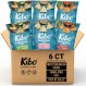 Kibo 병아리콩 칩 - 고단백질/섬유질, 식물성, Cert. 글루텐 프리, 유전자 변형 성분 없음 - 6개 팩