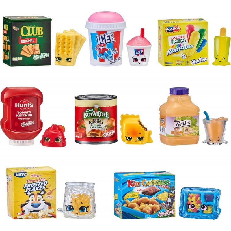 Shopkins 수집가 팩- Real Littles 8개와 Real 브랜드 미니 팩 8개(총 16개). 스타일은 랜덤