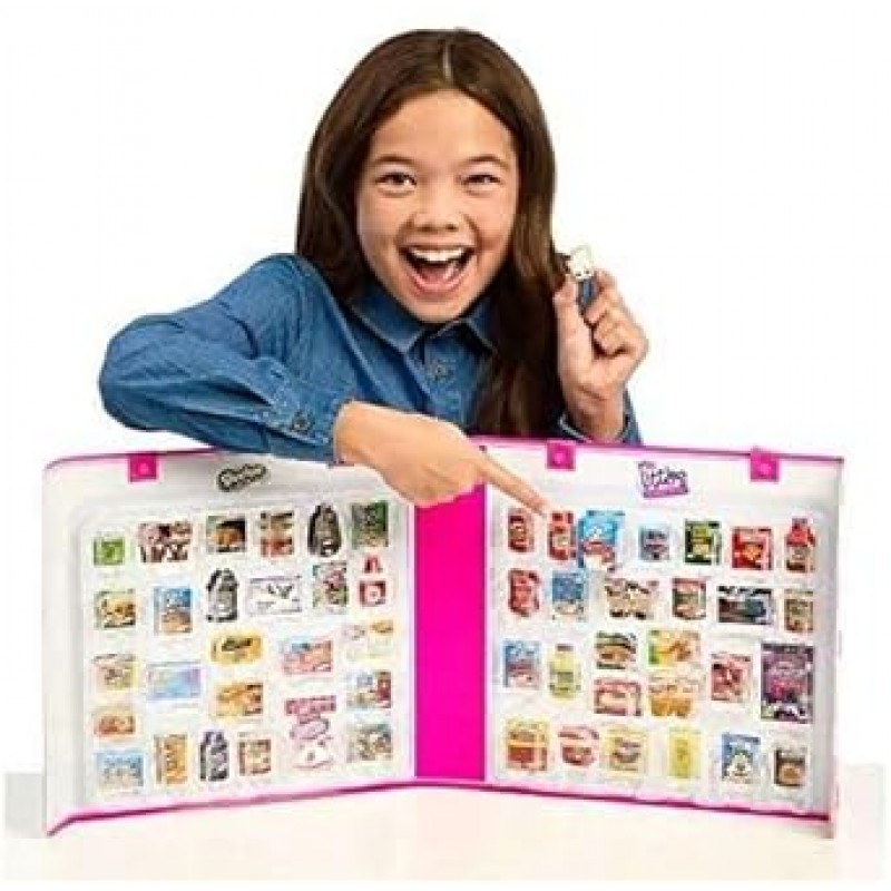 Shopkin Real Littles 컬렉터 케이스, 독점 스트로베리 팝 타르트 미니 팩 포함