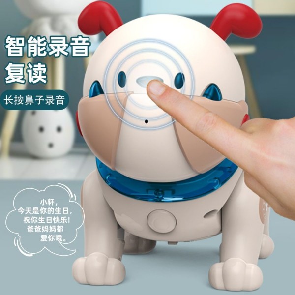 전기 원격 제어 지능형 로봇 개 어린이 장난감 전자 개 퍼즐 아기 2023 새 소년 애완 동물 강아지