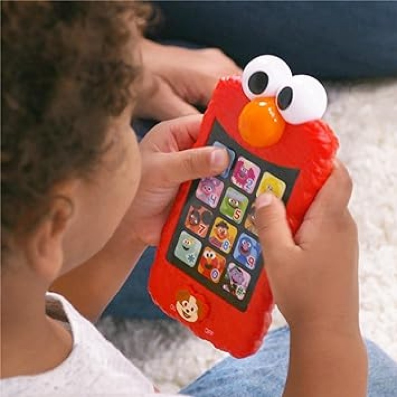 SESAME STREET Elmo와 함께 배우기 Just Play의 전화 플레이, 학습 및 교육- 2세 이상 장난감
