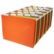 Amazon Basics 행잉 정리함 파일 폴더, Letter 크기, 다양한 색상 - 25개 팩