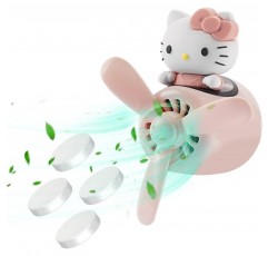 Jimtyee 자동차 공기 청정제 귀여운 만화 핑크 고양이 파일럿 자동차 디퓨저