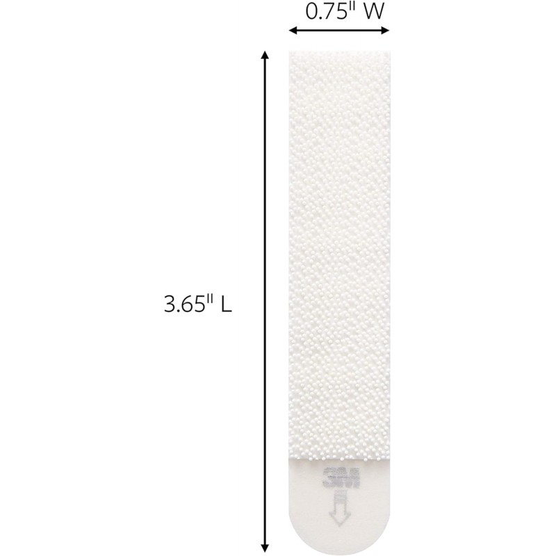Command 대형 액자 걸이 스트립, 흰색, 최대 7.3kg 수용, 14쌍