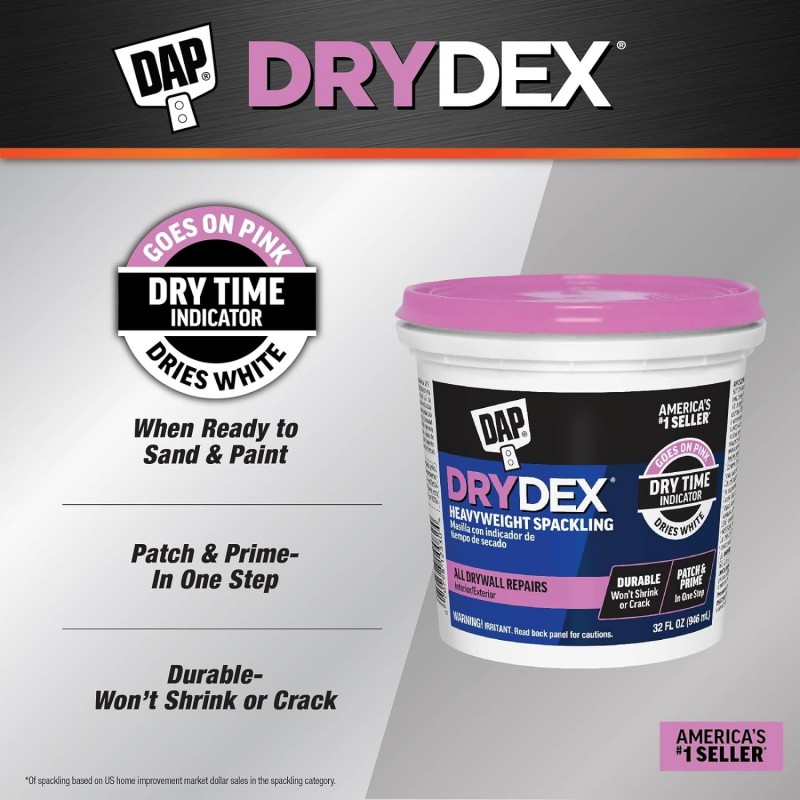 DAP 12330 DryDex 내부/외부 스패클링 946ml