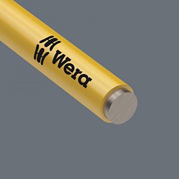 Wera - 05022693001 - L-키, 3950 SPKL 다색 HF L-키, 미터법, 스테인리스 스틸, 고정 기능 포함, 3 x 123mm(10개 팩)
