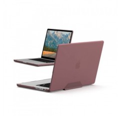 [U] UAG 제작 MacBook Pro 16인치 케이스 2021-2023 A2991 M3 Pro/Max, A2780 M2 Pro/Max, A2485 M1 Pro/Max 경량 긁힘 방지 터치 ID DOT 보호 노트북 커버, 반투명 Abuergine용으로 설계됨