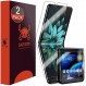 Motorola Razr+, Plus(2023)(2팩)과 호환되는 Skinomi 화면 보호기 투명 TechSkin TPU 기포 방지 HD 필름