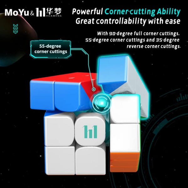 Bukefuno MoYu Huameng YS3M 2023 3x3 마그네틱 큐브 스피드 매직 Moyu YS 3M 슈퍼 스티커리스 MFJS 퍼즐 스피드 YS3 M 2023 큐브(YS3M 마그네틱 버전)