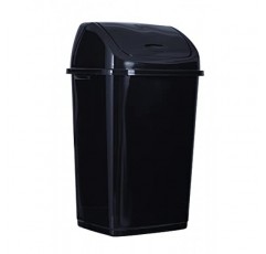 Superio 주방 쓰레기통 13갤런(회전 뚜껑 포함), 플라스틱 키가 큰 쓰레기통 실외 및 실내, 대형 52쿼트 재활용 쓰레기통 및 집, 사무실, 차고, 파티오, 레스토랑용 쓰레기