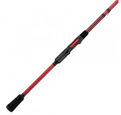 Ugly Stik 7' 카본 스피닝 로드, 원피스 스피닝 로드, 6-12lb 라인 등급, 중간 로드 파워, 빠른 동작, 3/16-5/8 oz. 루어 등급, 레드/블랙