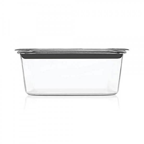 Rubbermaid Brilliance 식품 저장 용기, 대형, 9.6컵, 투명 2024351