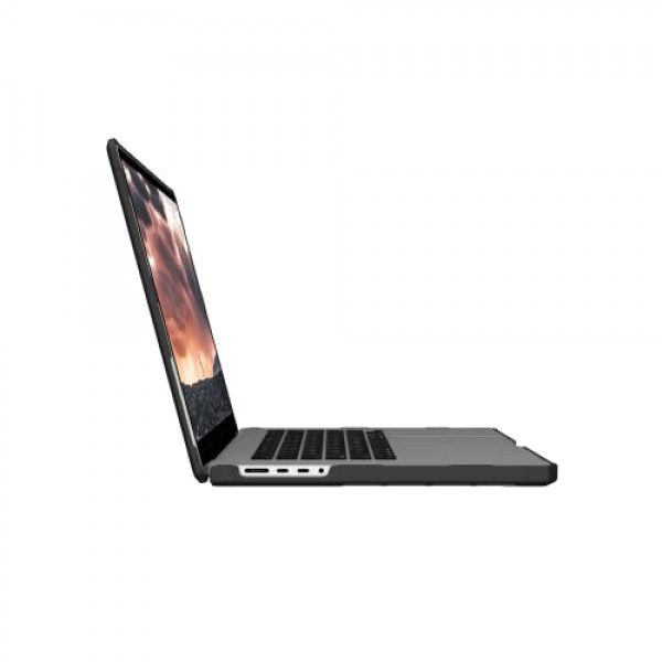 MacBook Pro 16 케이스용으로 설계된 UAG 2021-2023 A2991 M3 Pro/Max, A2780 M2 Pro/Max, A2485 M1 Pro/Max 견고한 경량 터치 ID 밀급 Plyo 노트북 커버, URBAN ARMOR GEAR 제작, 투명 반투명 얼음