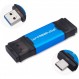 WANSENDA Type C USB C 플래시 드라이브 OTG USB 3.1 썸 드라이브(128GB, 블랙)