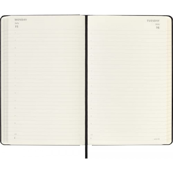 Moleskine 클래식 18개월 2023-2024 일일 플래너, 하드 커버, 대형(5