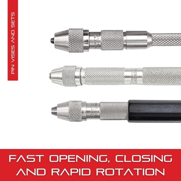 0-0.01mm(0-0.040in) 범위의 Starrett 162A 핀 바이스 0-1mm(0-0.040in)