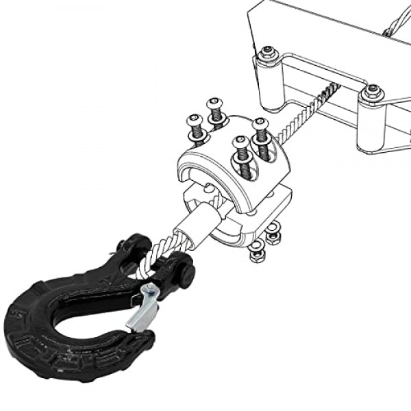 헤비 듀티 윈치 후크 Grade70 3/8