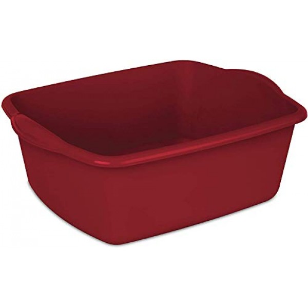 STERILITE 12QT RED Sterlite 12쿼트 접시 세면기, 1팩