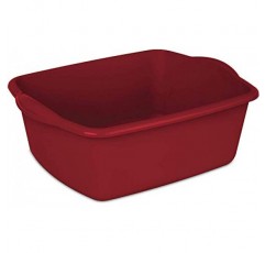 STERILITE 12QT RED Sterlite 12쿼트 접시 세면기, 1팩