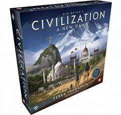 Civilization A New Dawn Terra Incognita 보드 게임 확장 | 성인과 청소년을 위한 전술 전략 게임 | 14세 이상 | 2-5명의 플레이어 | 평균 플레이 시간 1~2시간 | 판타지 플라이트 게