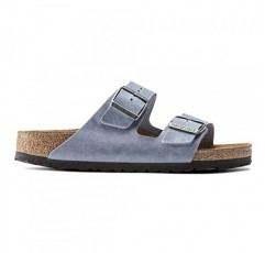 Birkenstock Arizona Waxy 내로우 가죽 샌들