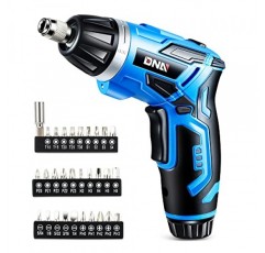 ‎DNA MOTORING TOOLS-00236 충전식 3.6V 무선 전기 드라이버 도구 키트(LED 작업등 포함), 파란색