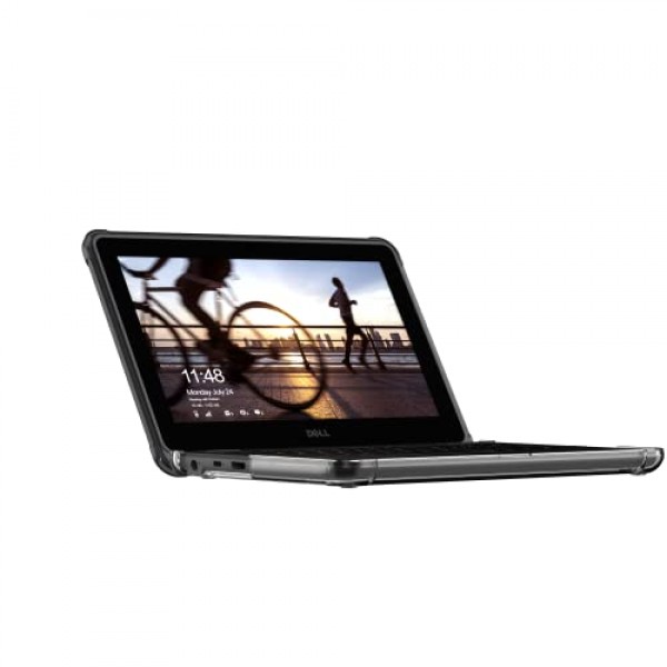 Dell Latitude 3120 케이스용으로 설계된 URBAN ARMOR GEAR UAG, 교육용 11인치(2-in-1) 노트북 - 충격 흡수, 고강도, 견고한 경량 낙하 보호 커버, Armor Shell Transparent Ice