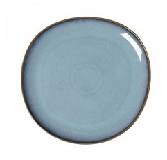 좋다. by Villeroy & Boch – Lave glacé 서빙 접시 32 x 31.5 x 3 cm, 청록색 서빙 접시, 도기