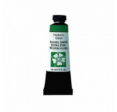 DANIEL SMITH 284600042, Hooker's Green Extra Fine 수채화 물감 15ml 페인트 튜브, 0.5 Fl Oz (1팩)
