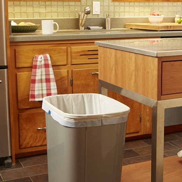 Hefty Ultra Strong Tall 주방 쓰레기 봉투 - 라벤더 & 스위트 바닐라, 13 갤런, 80개(2개 팩)