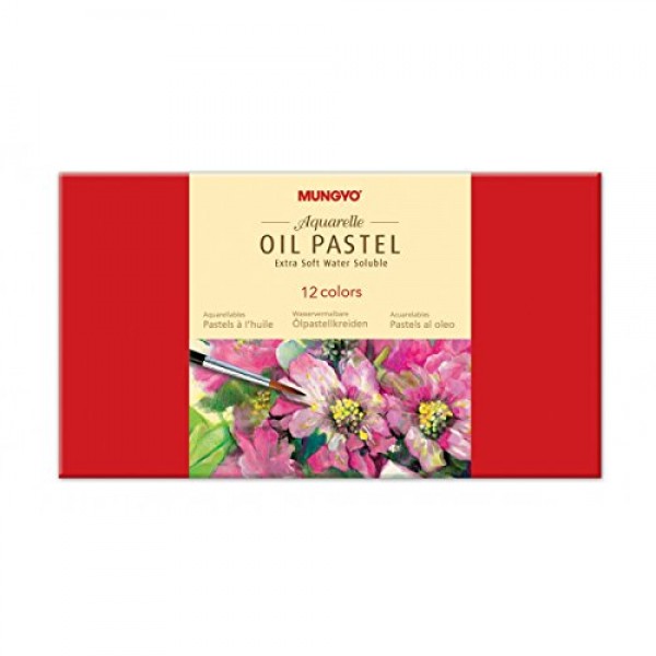 문교 수용성 오일파스텔 12종 세트 (모듬색상)