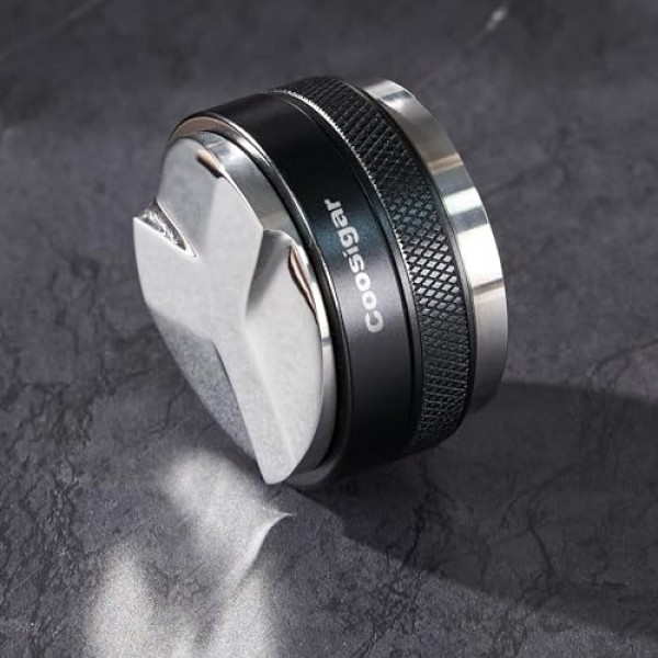 54mm 커피 분배기 및 탬퍼, 듀얼 헤드 커피 레벨러는 54mm Breville Portafilter,Professional Espresso Hand Tamper에 적합합니다.