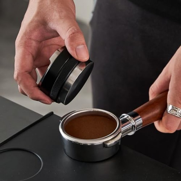 54mm 커피 분배기 및 탬퍼, 듀얼 헤드 커피 레벨러는 54mm Breville Portafilter,Professional Espresso Hand Tamper에 적합합니다.