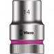 Wera Zyklop 8790 HMC 1/2 소켓, 육각 머리 14mm x 길이 37mm