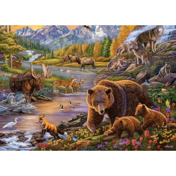 Ravensburger Wilderness 500피스 성인용 대형 직소 퍼즐 - 16790 - 모든 조각은 독특하며 소프트클릭 기술로 조각이 완벽하게 맞습니다.