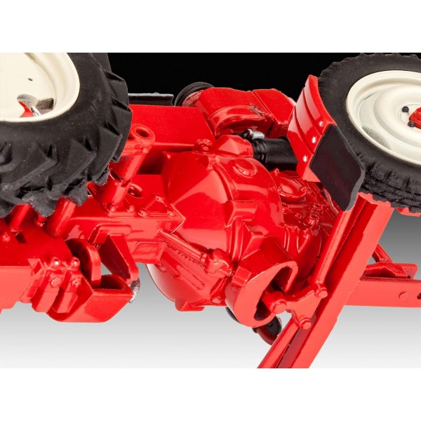 Revell 07823 트랙터 Porsche Junior 108 Farming Simulator Edition, 직접 조립할 수 있는 트랙터의 전설, 쉬운 클릭 시스템을 갖춘 초보자를 위한 1:24, 10.7cm 모델 키트, 컬러 부품, 빨
