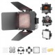 Zhiyun M20 콤보 20W 이중 색상 LED 비디오 조명, TLCI 97+ CRI 95+, CCT 2700K~6500K, 4500mAh YouTube, TikTok, Vlog용 Barndoor 디퓨저 벌집 그리드를 갖춘 휴대용 조명 지원 자기 매력