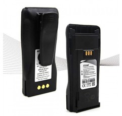 Elxjar (2팩) 7.2V 1800mAh Ni-MH 배터리 NNTN4497 Motorola 라디오와 호환 가능 NNTN4496 CP040 CP150 CP200 CP200D CP380 CP200XLS EP450 EP450 PR400 GP3188 GP3688 워키 토키 (벨트 클립 포함)
