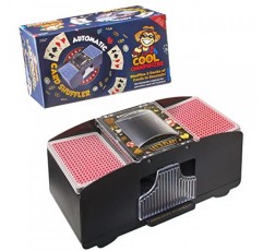 Cool Chimpanzee 자동 2데크 카드 셔플러, 홈 포커 게임, 블랙잭, 러미, 전쟁, 텍사스 홀덤, PLO, 오마하, 스터드 등